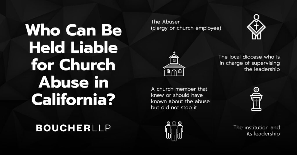 who can be liable for clergy abuse in California
